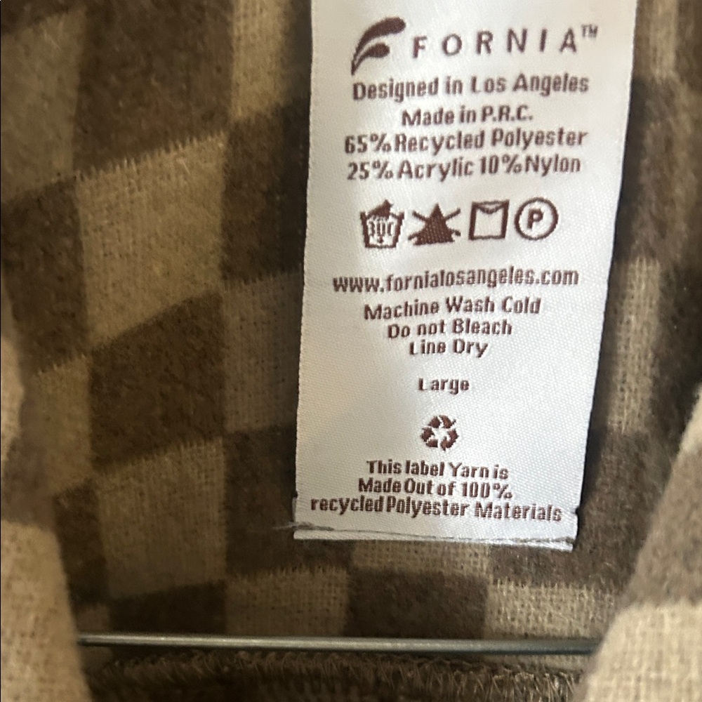 Checked Brown Overshirt Jacket - image 2